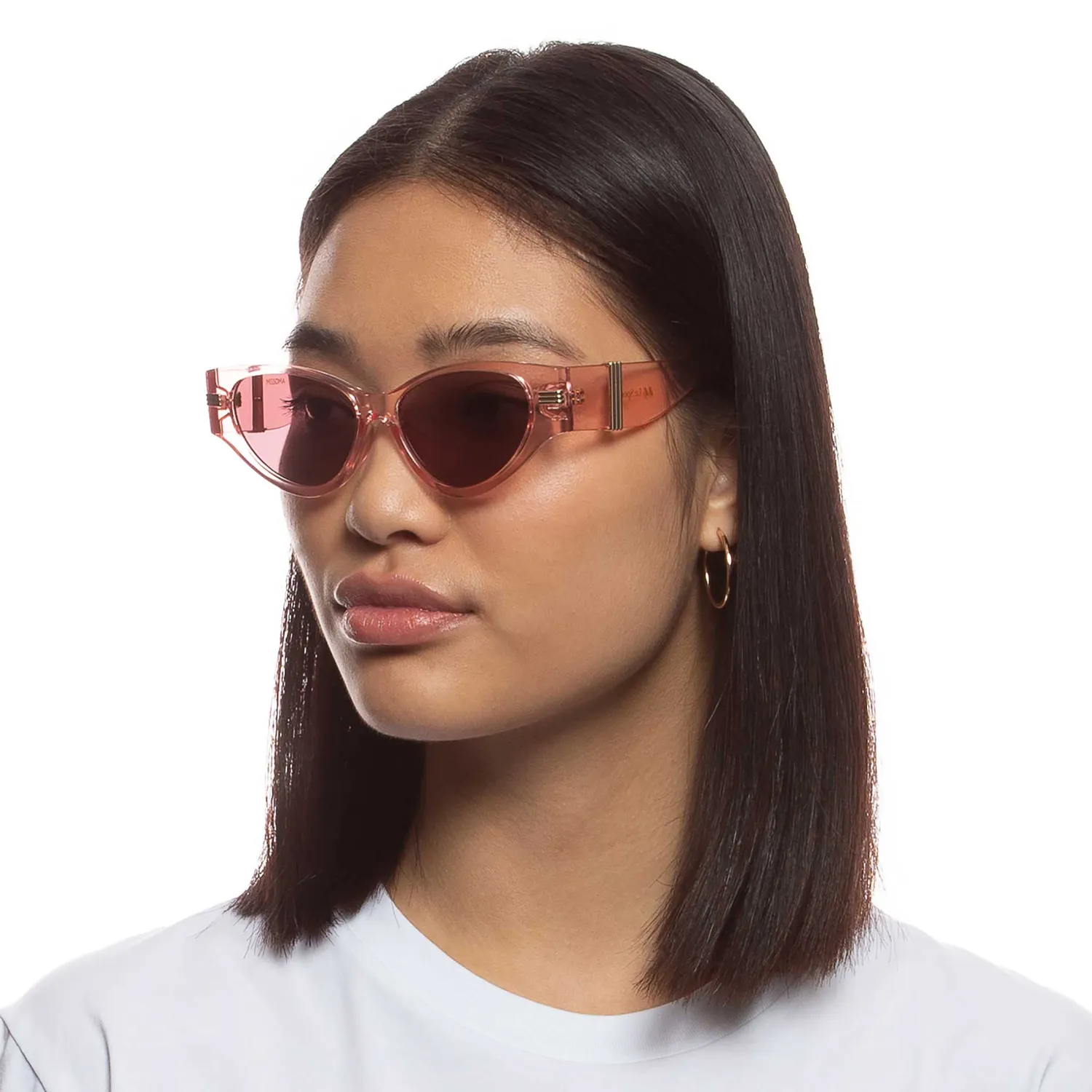 Le Specs Scorpius Ridge occhiali da sole rosa cat-eye