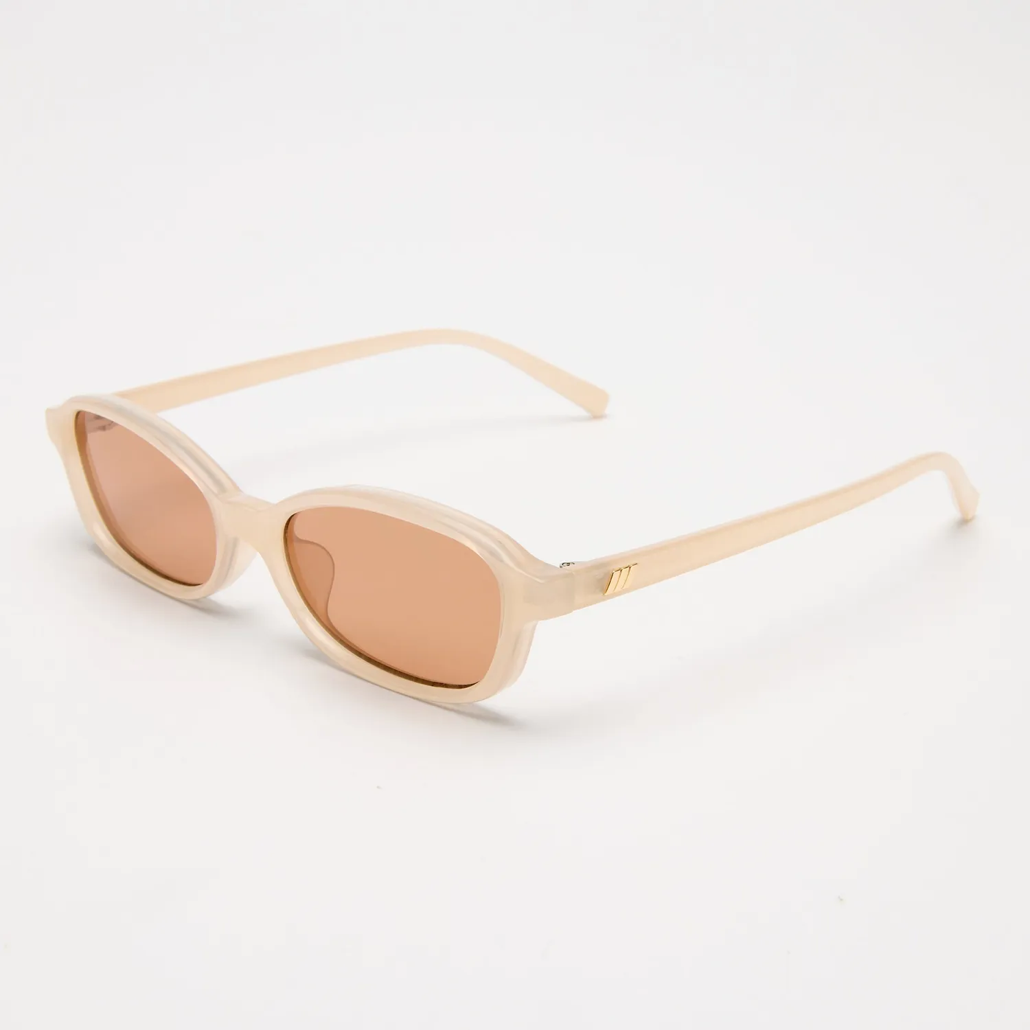 Le Specs Honey Pot occhiale da sole nude rettangolare