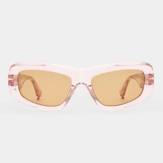 Le Specs Numero Ocho occhiale da sole pink salt scudo