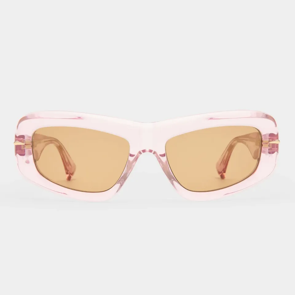 Le Specs Numero Ocho occhiale da sole pink salt scudo