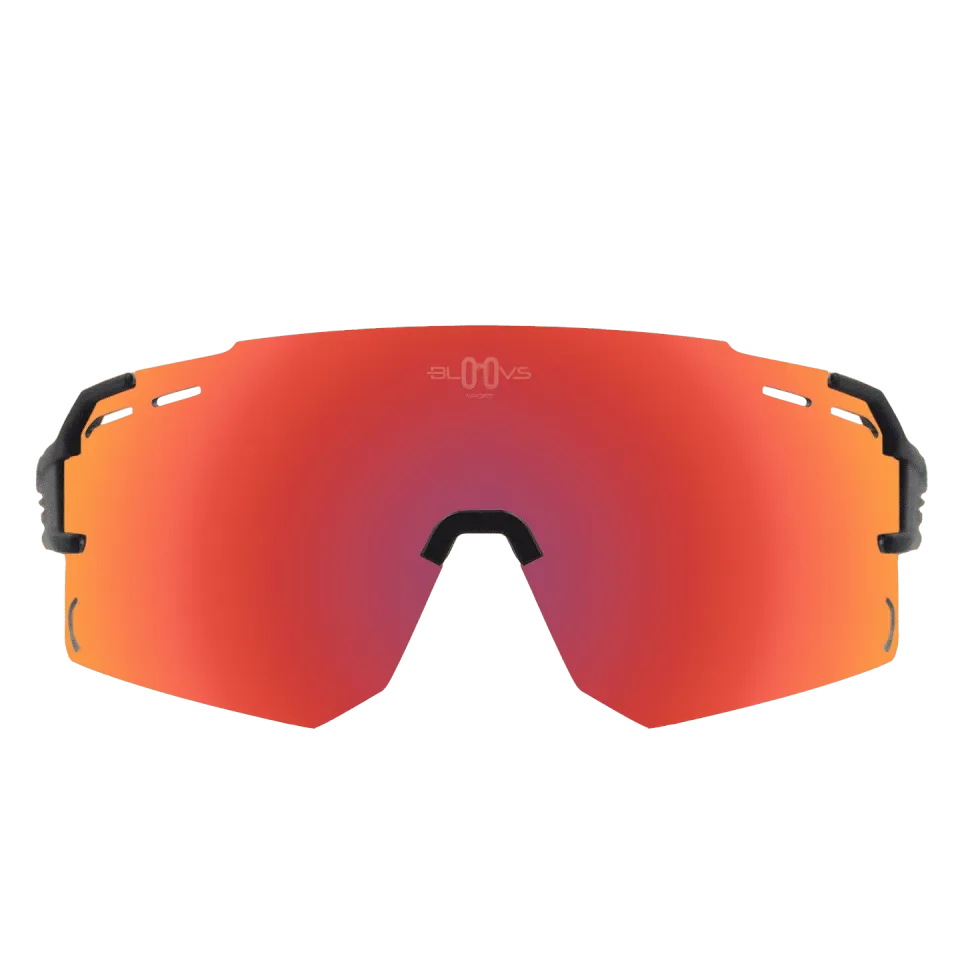 Bloovs Tromso Black Red occhiali da sole running