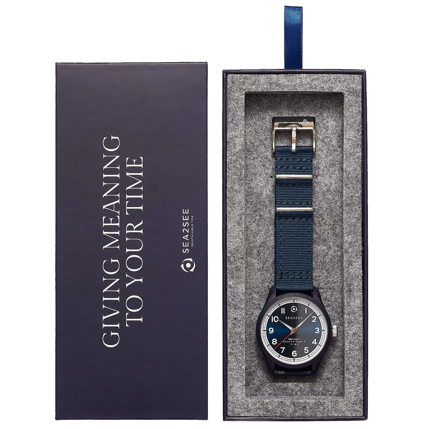 Sea2see Montecarlo 03 orologio blu navy 41 mm