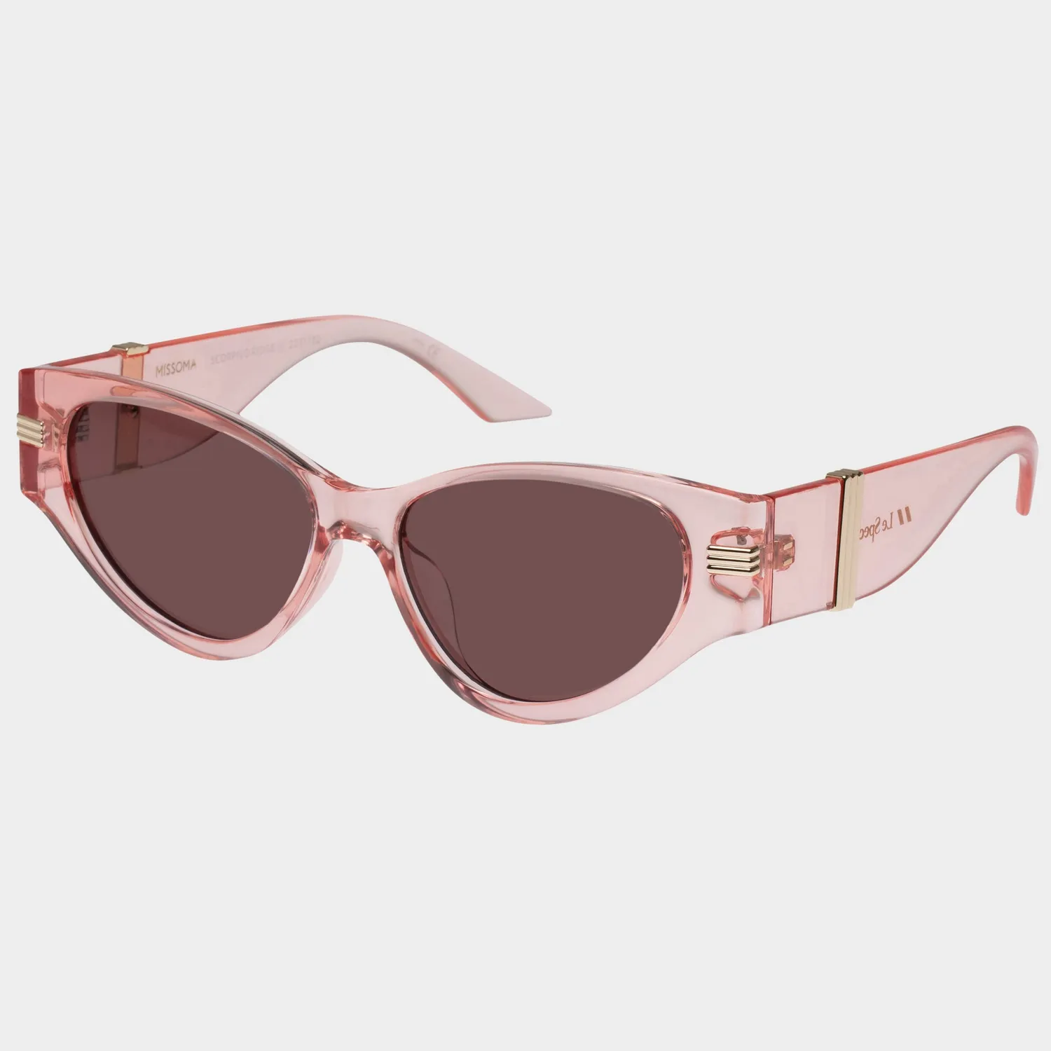 Le Specs Scorpius Ridge occhiali da sole rosa cat-eye