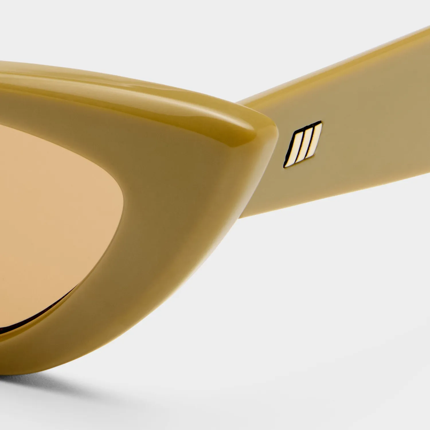 Le Specs Hypnosis occhiali da sole biscotto cat-eye marrone