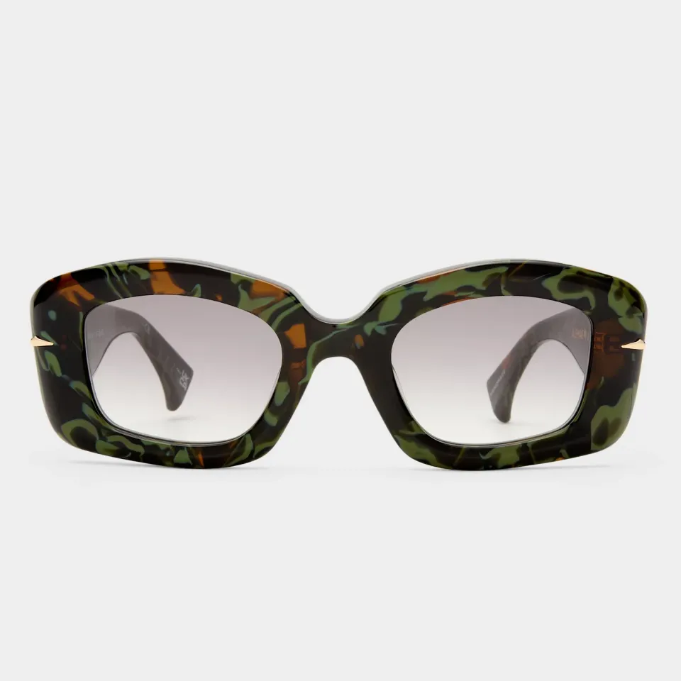 Le Specs Celestina occhiali da sole giada quadrati