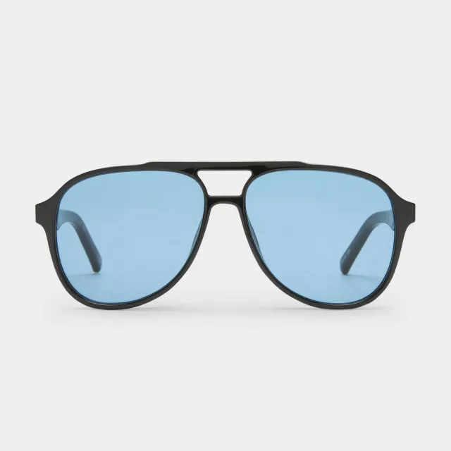 Le Specs Tragic Magic occhiali da sole aviatore nero navy