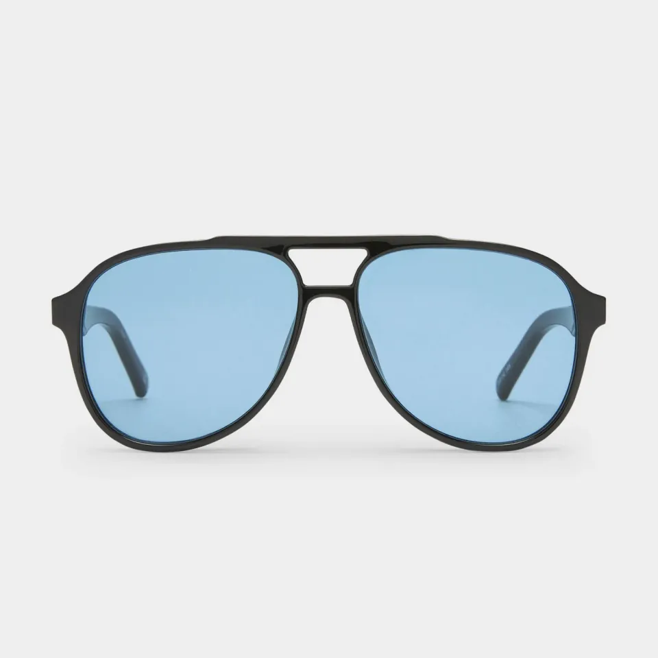Le Specs Tragic Magic occhiali da sole aviatore nero navy
