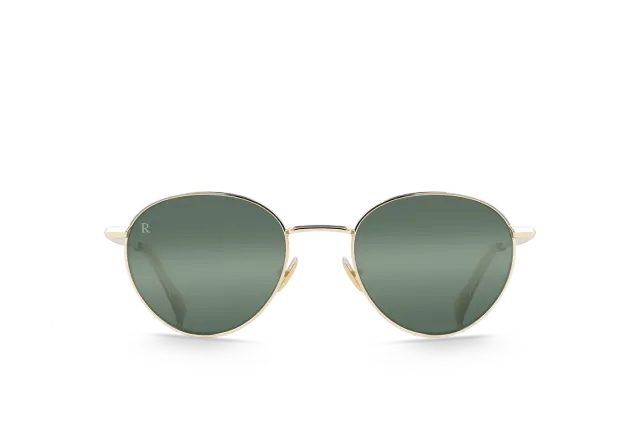 Raen Andreas Gold occhiali da sole aviatore metallo 51