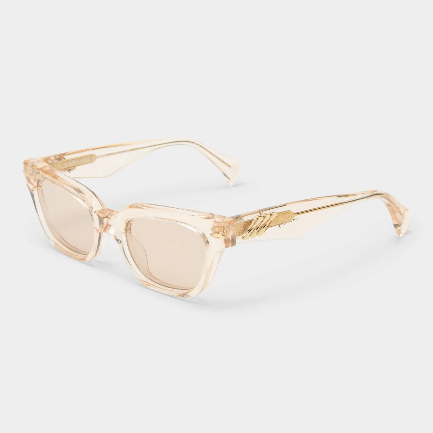 Le Specs Numero Tres occhiali da sole dune rettangolari