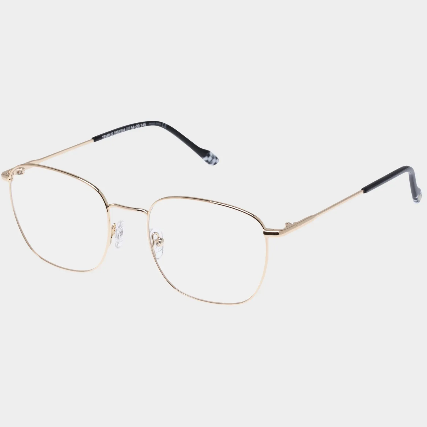 Le Specs Tempus montatura da vista oro quadrata