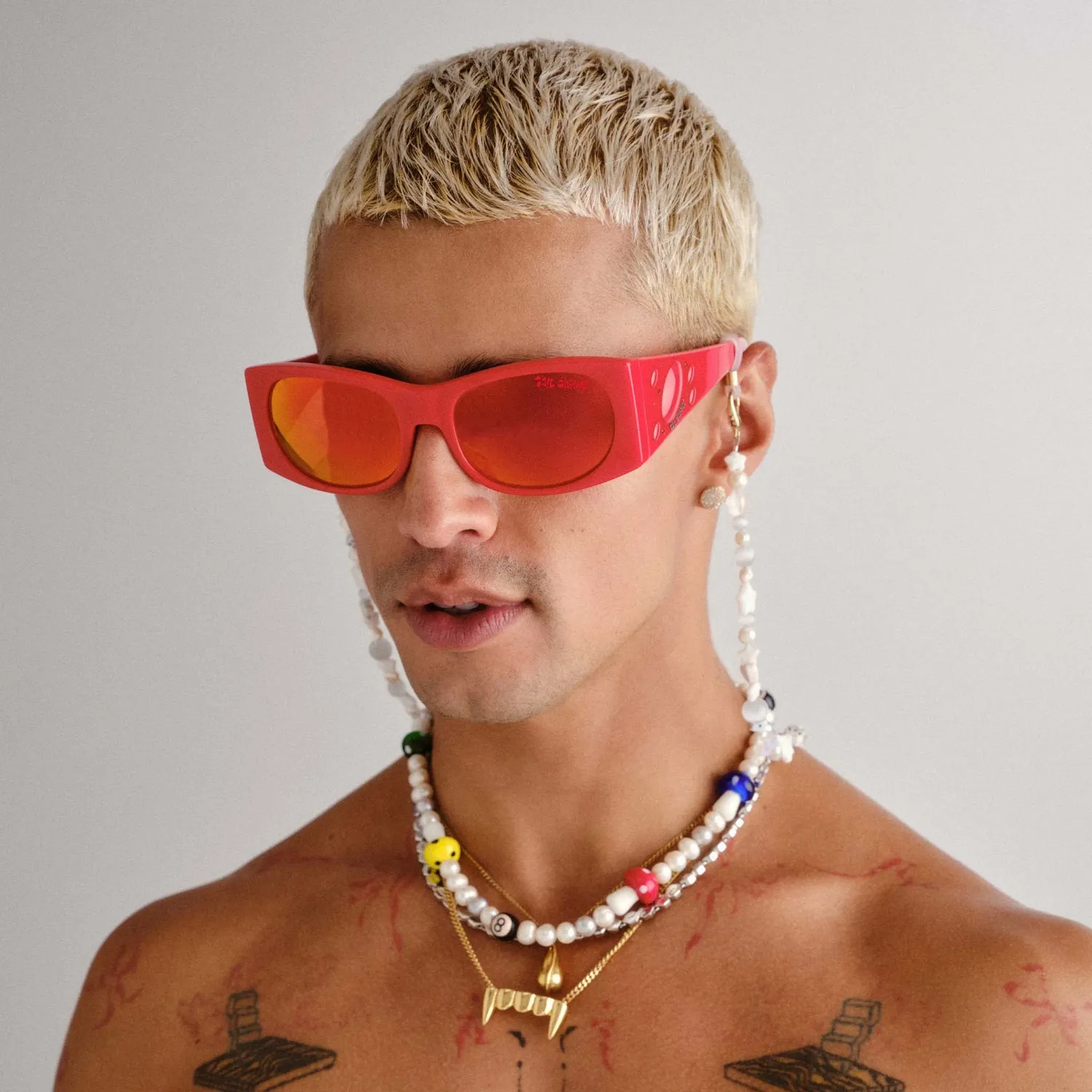 Le Specs Free Lawyer occhiali da sole flame red mirror