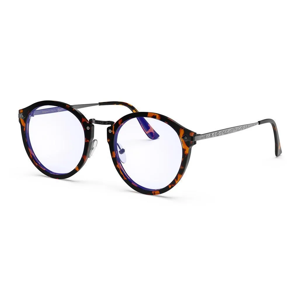 Hemmet Vintage Raider B+ montatura da vista oro luce blu