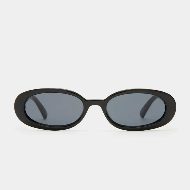Le Specs Outta Love occhiali da sole nero ovali