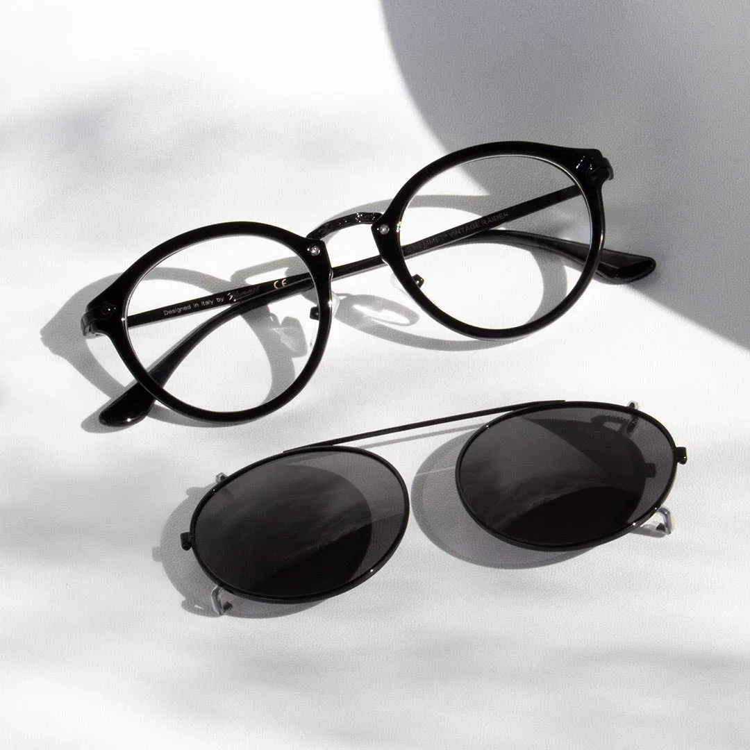Hemmet Vintage Raider Clip S2 occhiale clip polarizzato nero