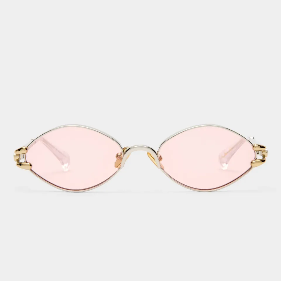 Le Specs Numero Quince occhiali da sole argento ovali