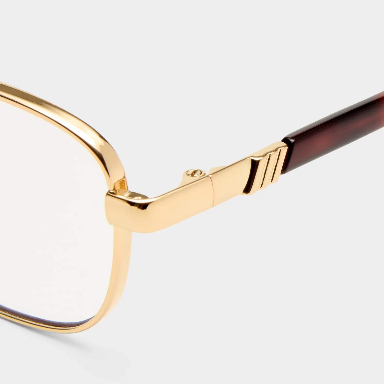 Le Specs Le Mimi occhiali luce blu oro aviator