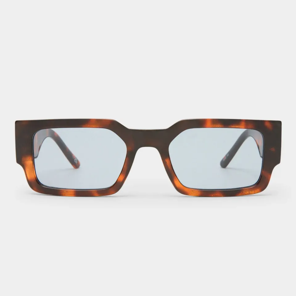 Le Specs Contemplation occhiali da sole tartarugato scuro