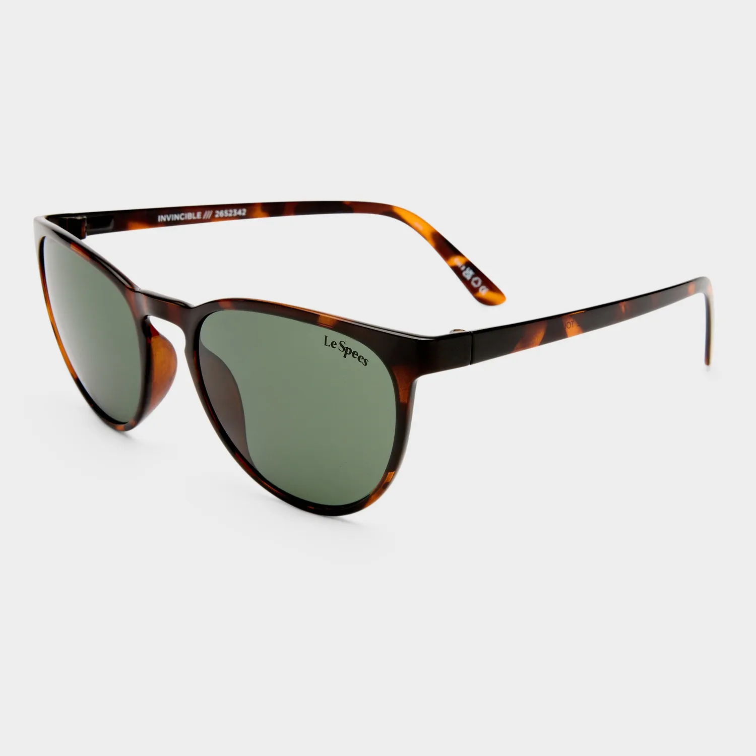 Le Specs Invincible occhiale da sole tartarugato lente kaki