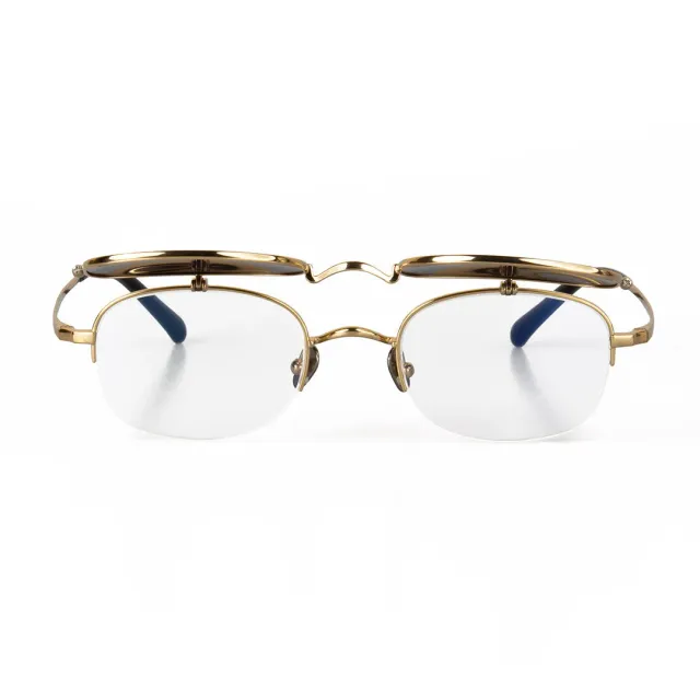 Hemmet HInfinite Acetate Titanium montatura vista oro verde