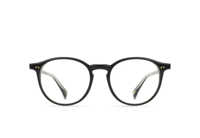Raen Nevill Crystal Black Clear montatura da vista 50 ovale