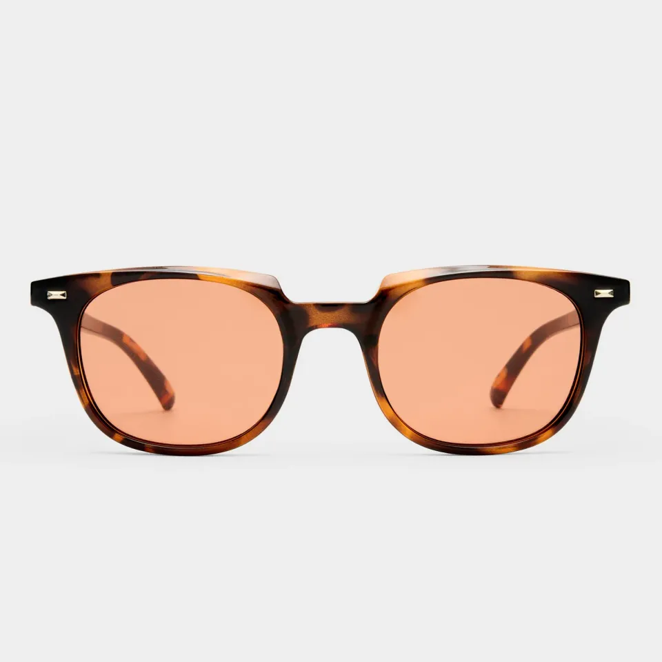 Le Specs Le Resolu occhiale da sole tartaruga lente cannella