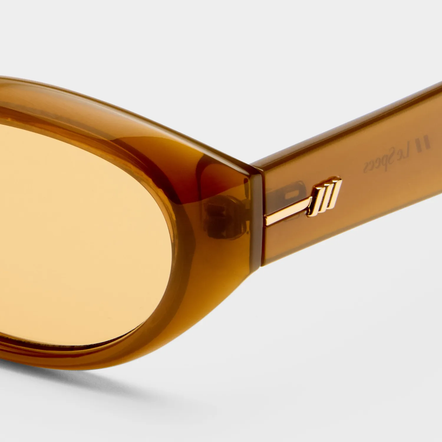 Le Specs Le Bijou occhiale da sole Toffee giallo wide fit