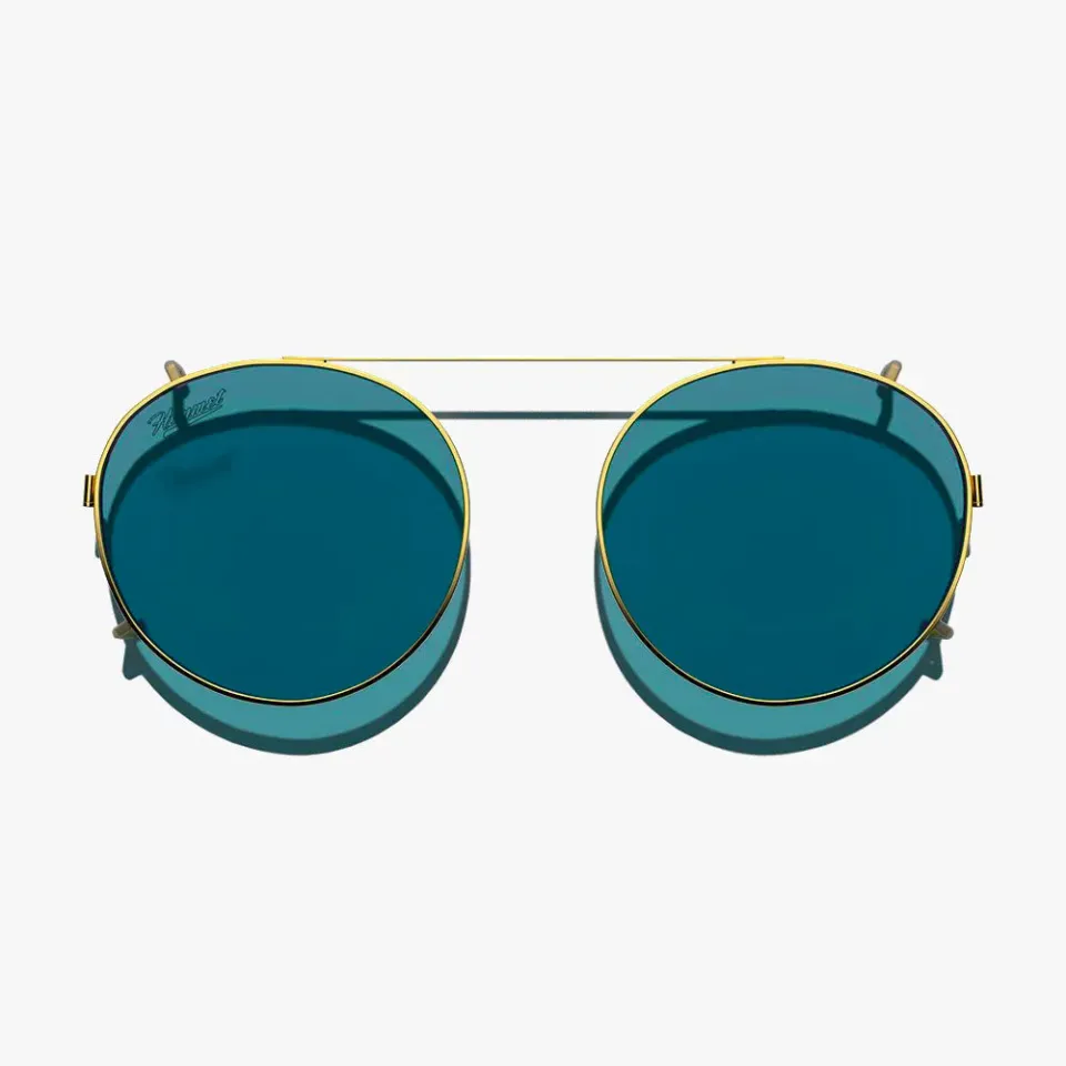 Hemmet S2 Tints Aquamarine clip-on polarizzato oro
