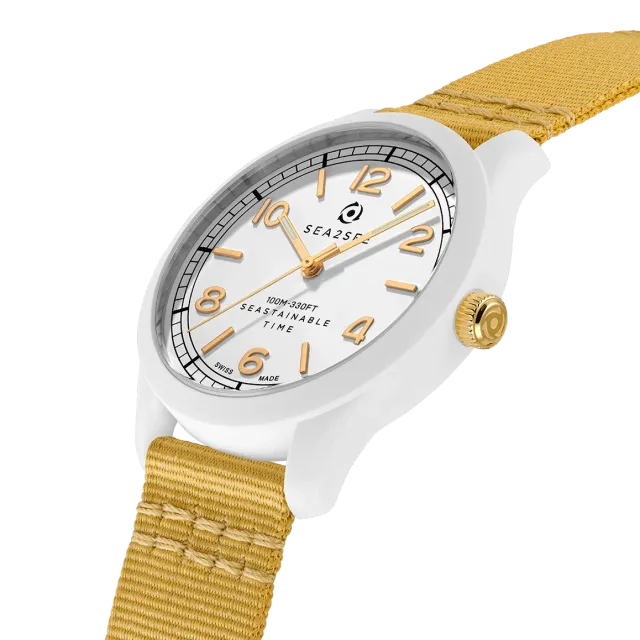 Sea2See Bali 03 orologio 37 mm bianco
