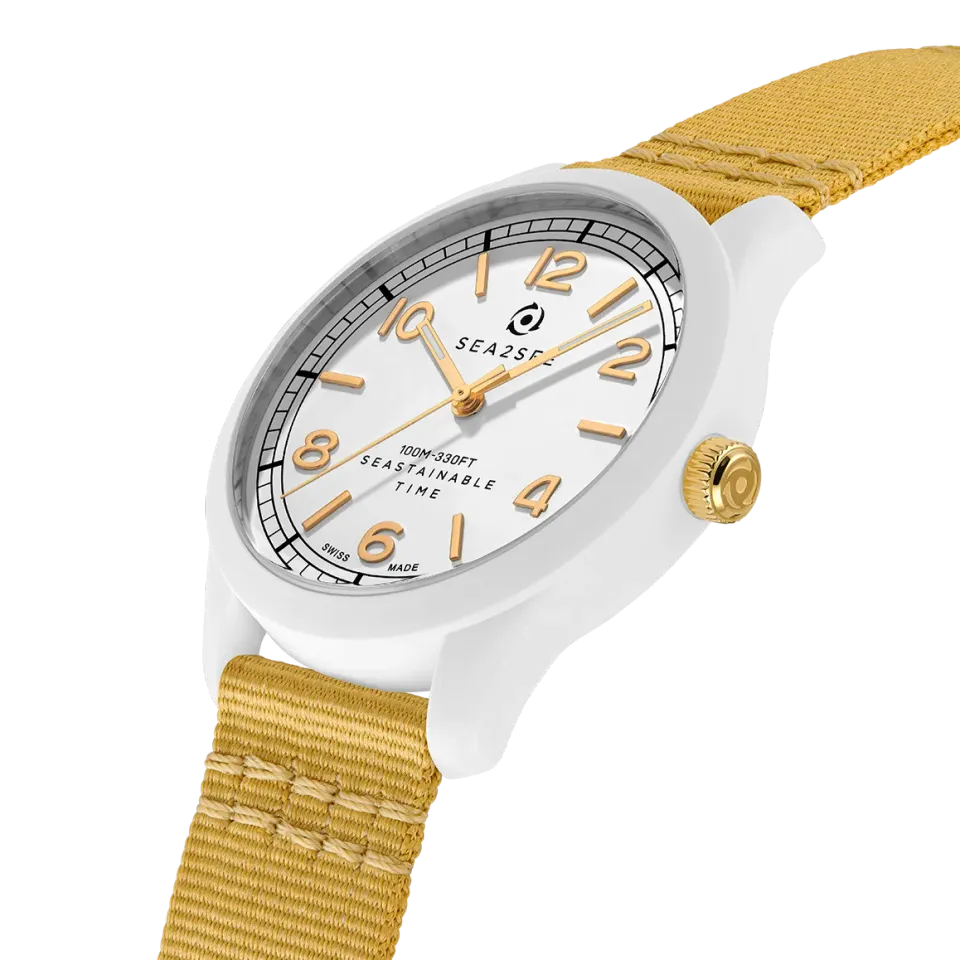 Sea2See Bali 03 orologio 37 mm bianco