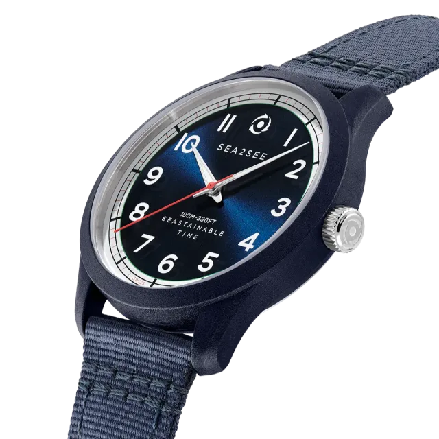 Sea2see Montecarlo 03 orologio blu navy 41 mm