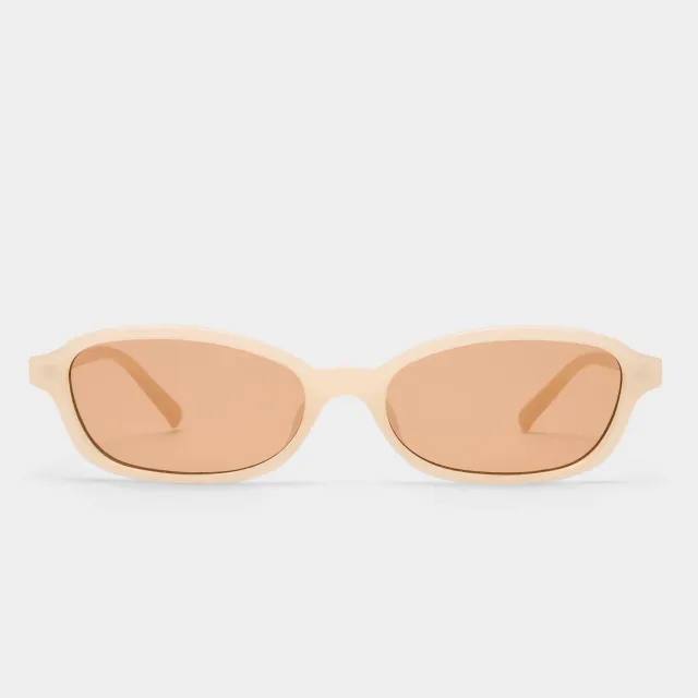 Le Specs Honey Pot occhiale da sole nude rettangolare