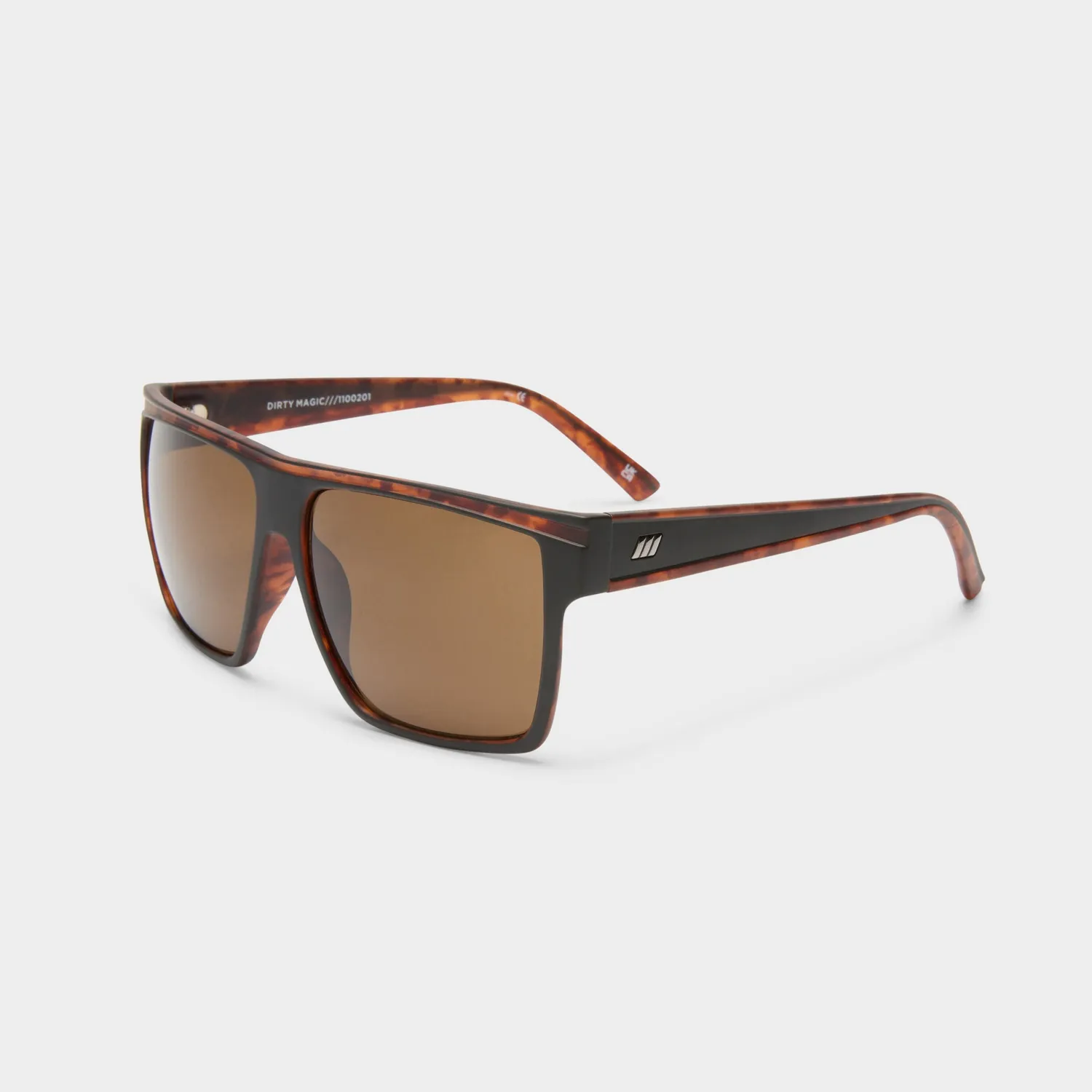 Le Specs Dirty Magic occhiale da sole nero tartarugato