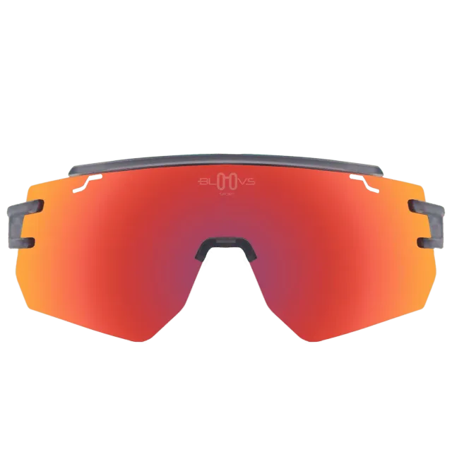 Bloovs Galibier occhiali ciclismo cristallo grigio rosso