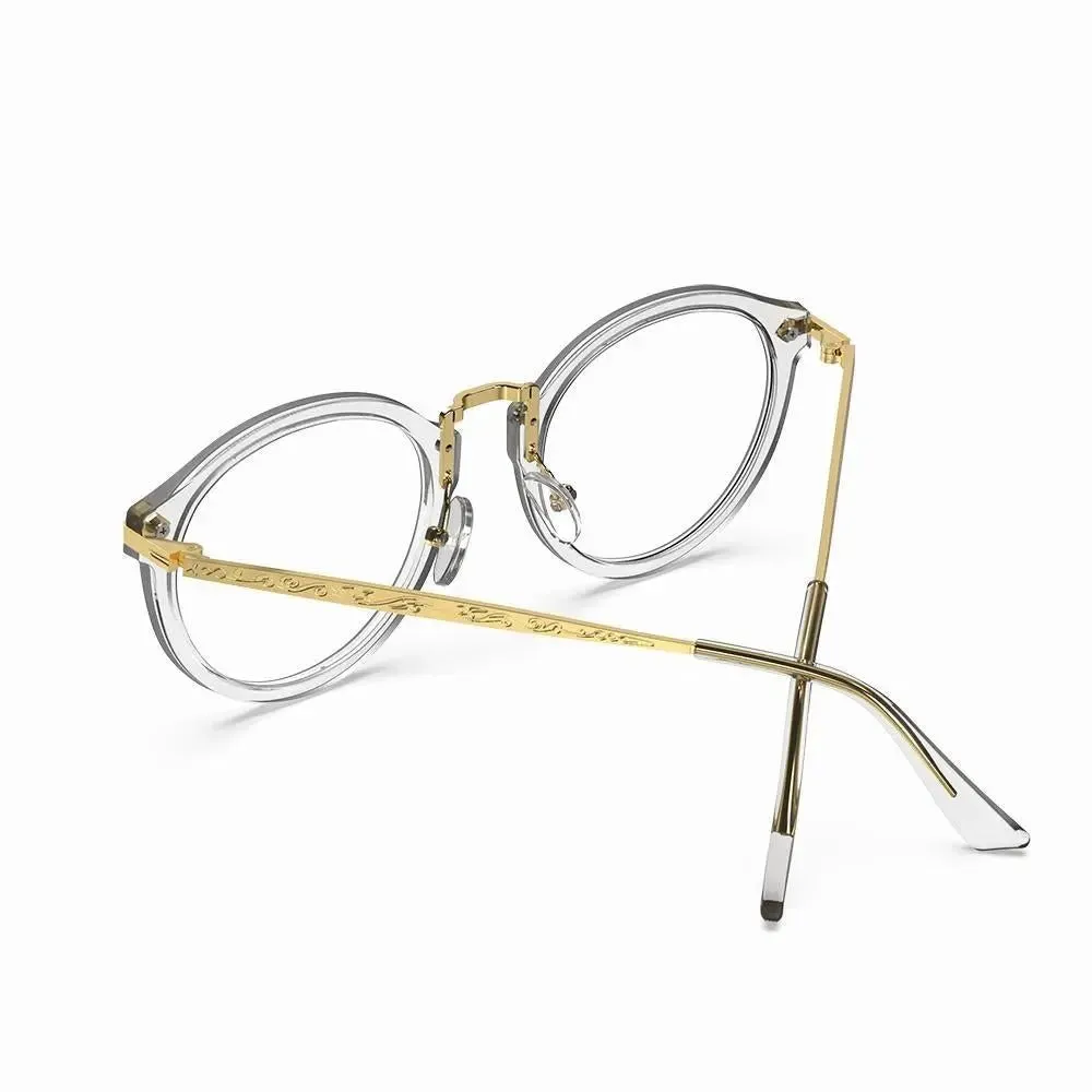 Hemmet Vintage Raiders montatura da vista oro floreale