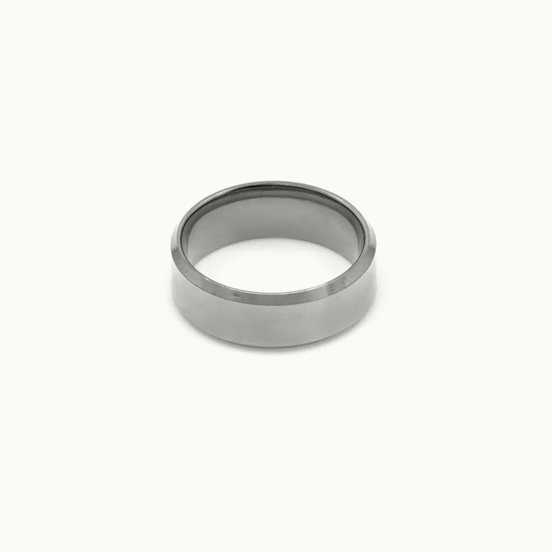 Hemmet Classic Flat Band anello oro giallo misura 8