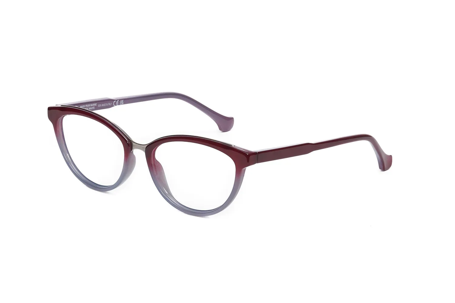 Sea2See Malta montatura da vista mauve cat eye 52 mm