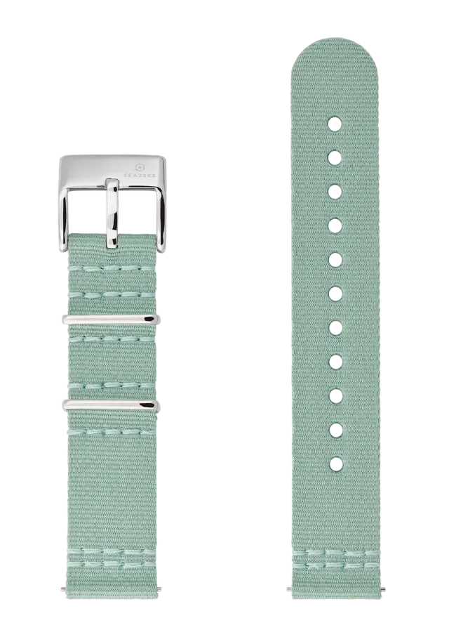 SEA2SEE Light Green cinturino 18 mm verde chiaro