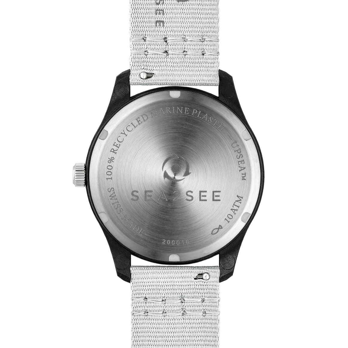 Sea2See Bali 02 orologio grigio cassa nera 37mm