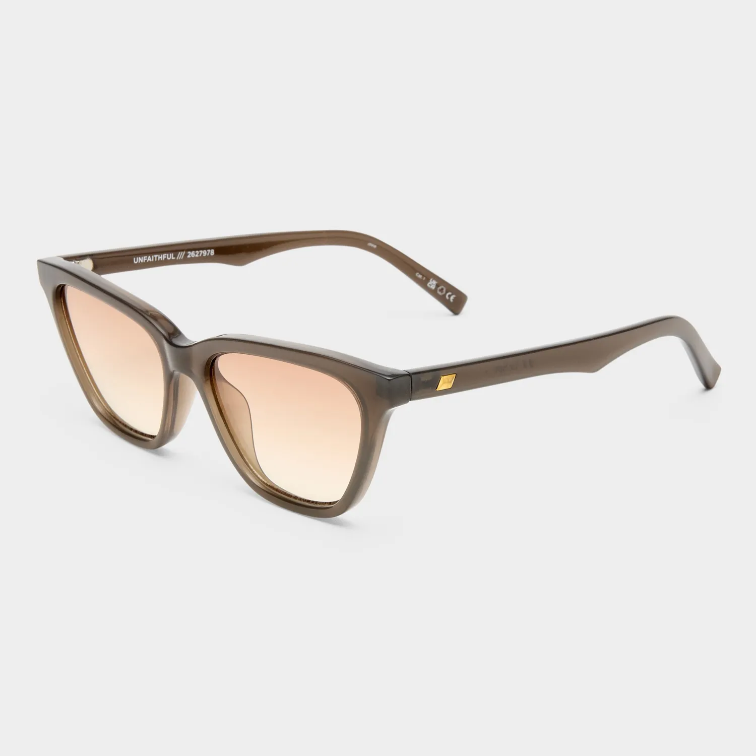 Le Specs Unfaithful occhiale da sole storm marrone