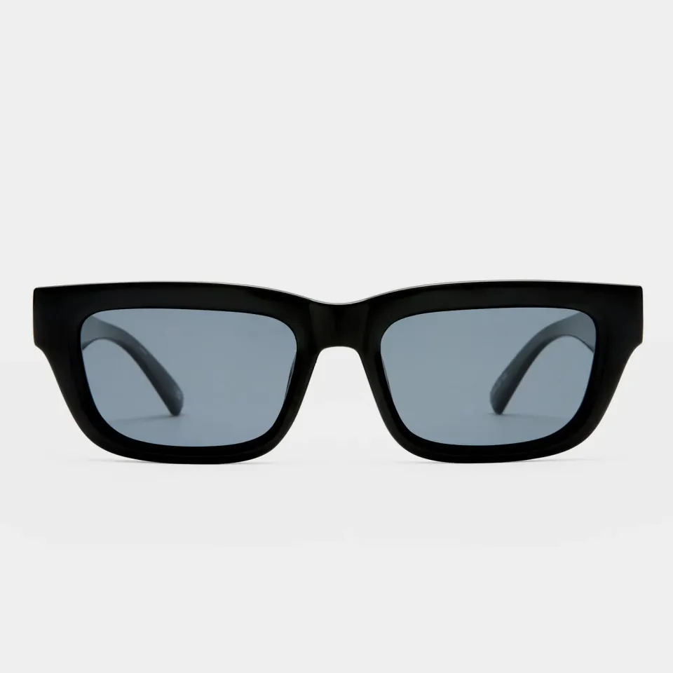 Le Specs Le Castle occhiale da sole nero polarizzato