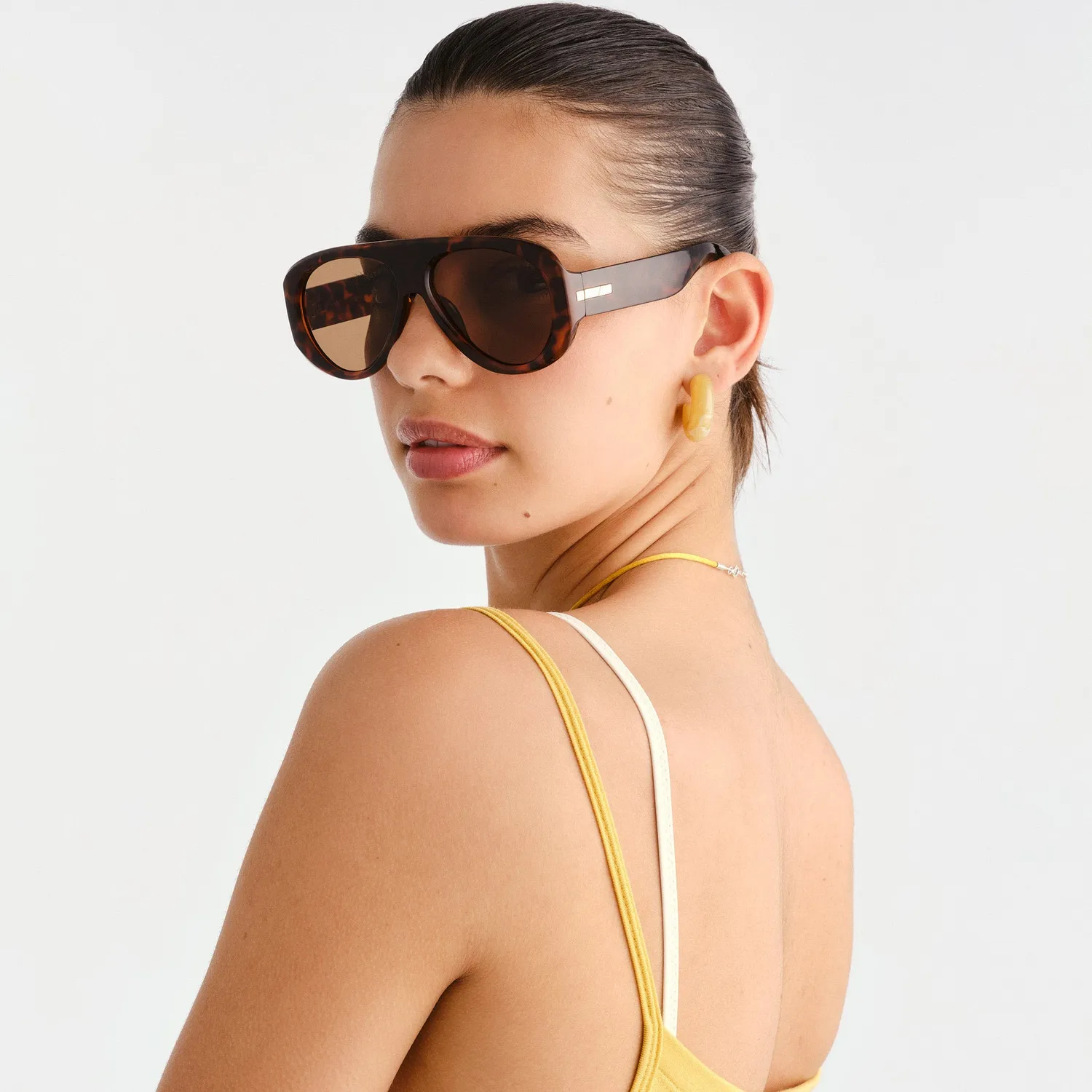 Le Specs Dream Boat occhiale da sole tartarugato aviatore