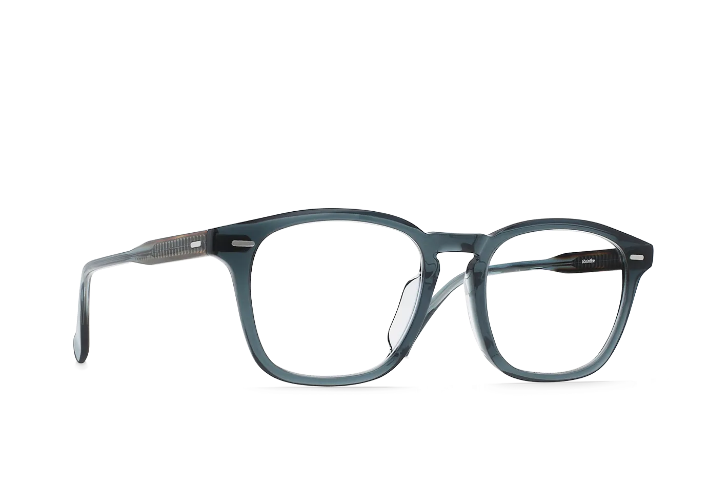 Raen Copley 51 montatura da vista Absinthe Clear acetato leggero