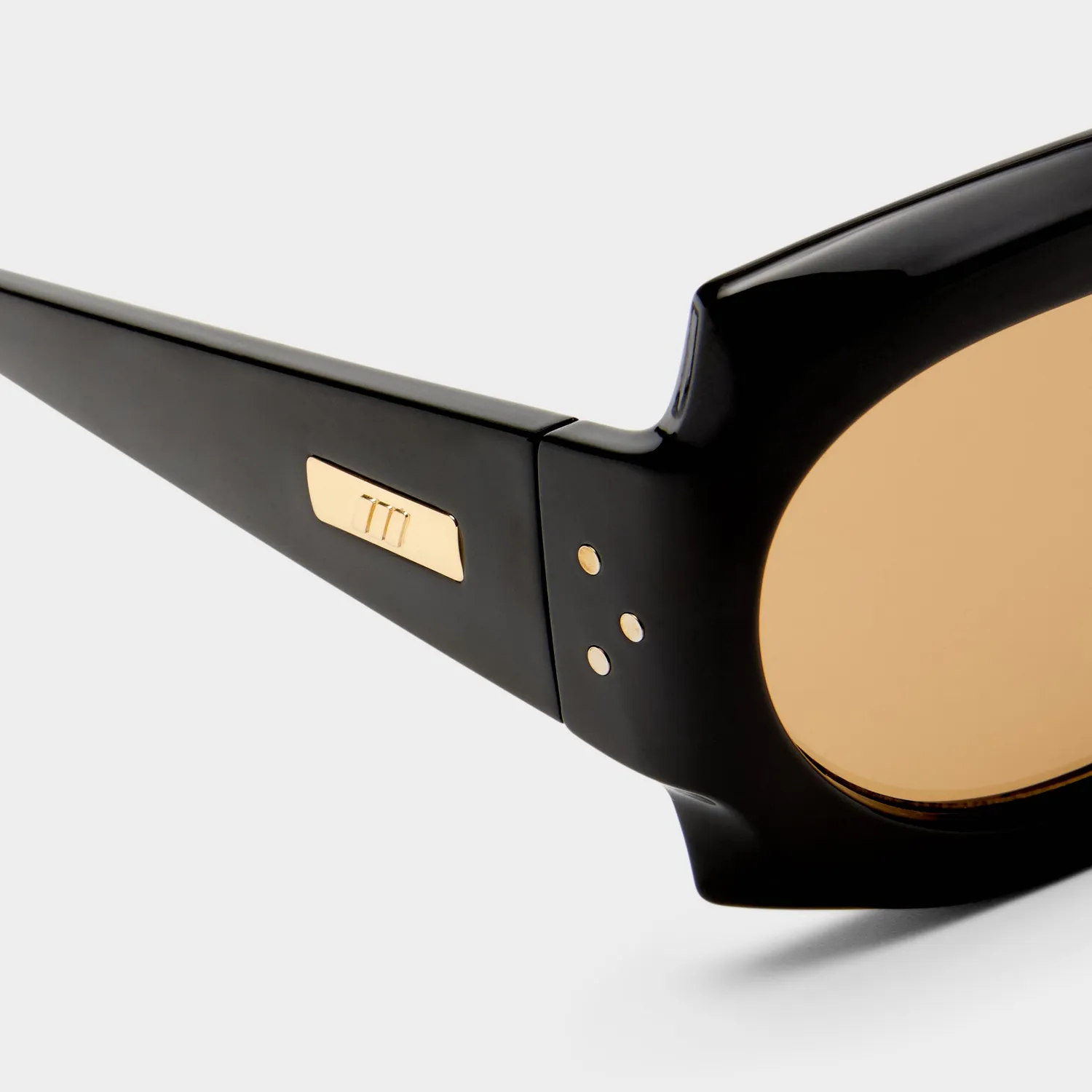 Le Specs Loveliness occhiali da sole nero oversize rotondi