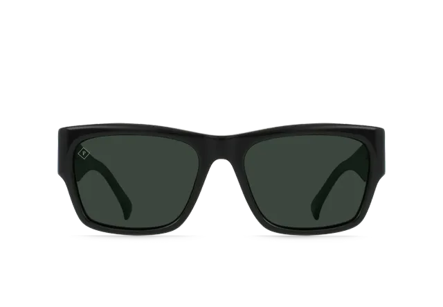 Raen Rufio occhiali da sole nero verde polarizzato 56