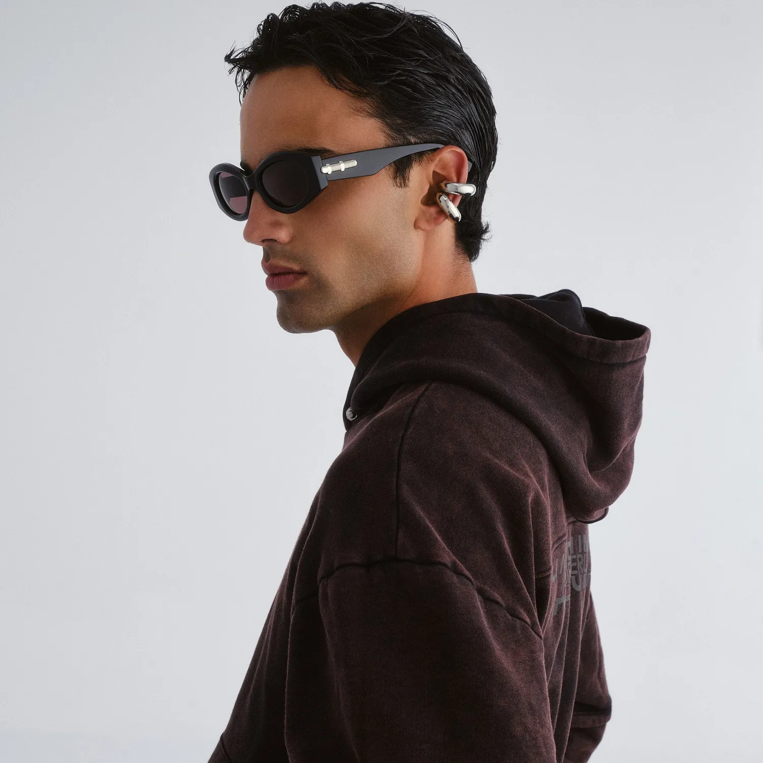 Le Specs Wanderlust occhiale da sole nero acetato