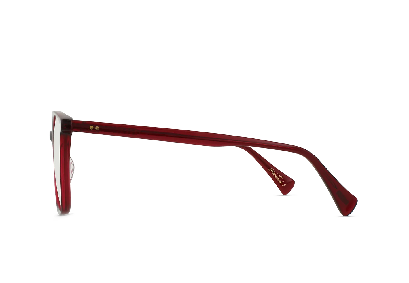 Raen Neese montatura da vista Oxblood Clear acetato 56