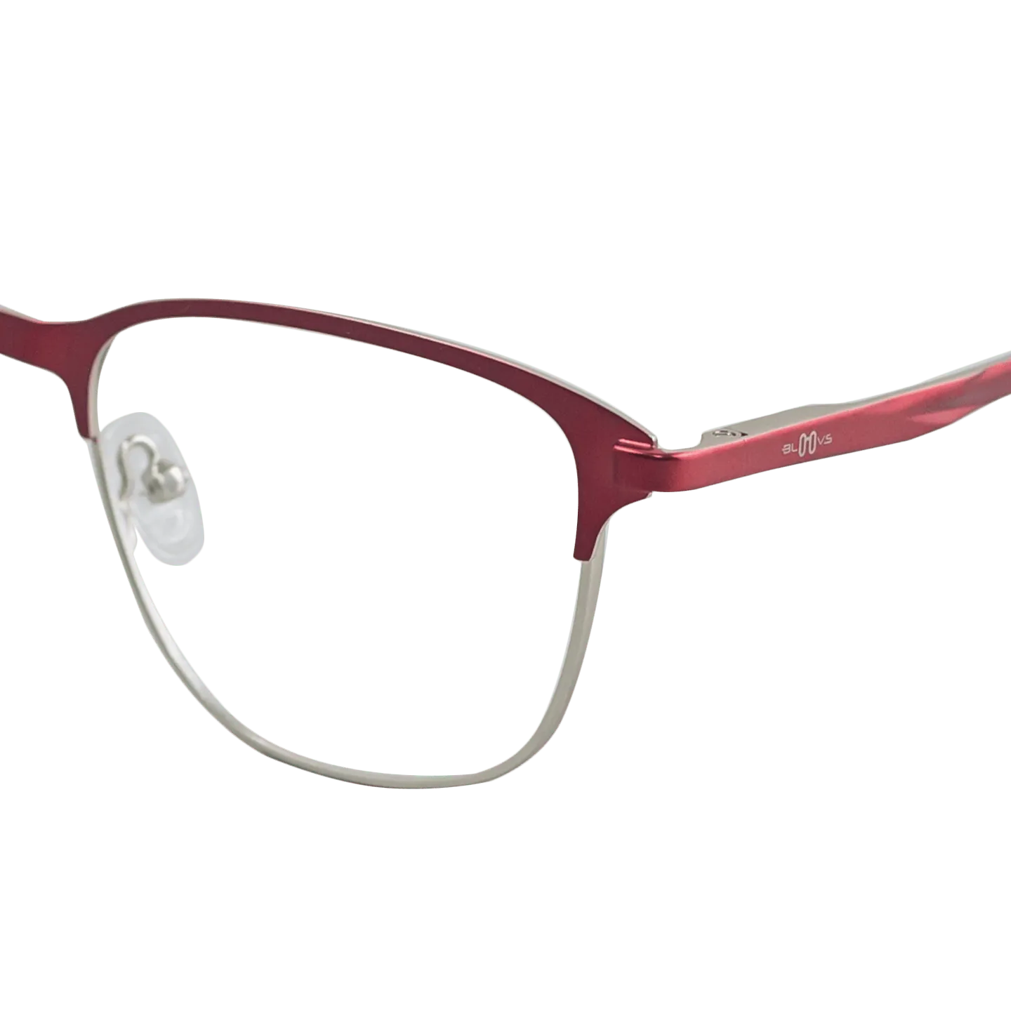 Bloovs Strato Matte Low Silver Red montatura vista