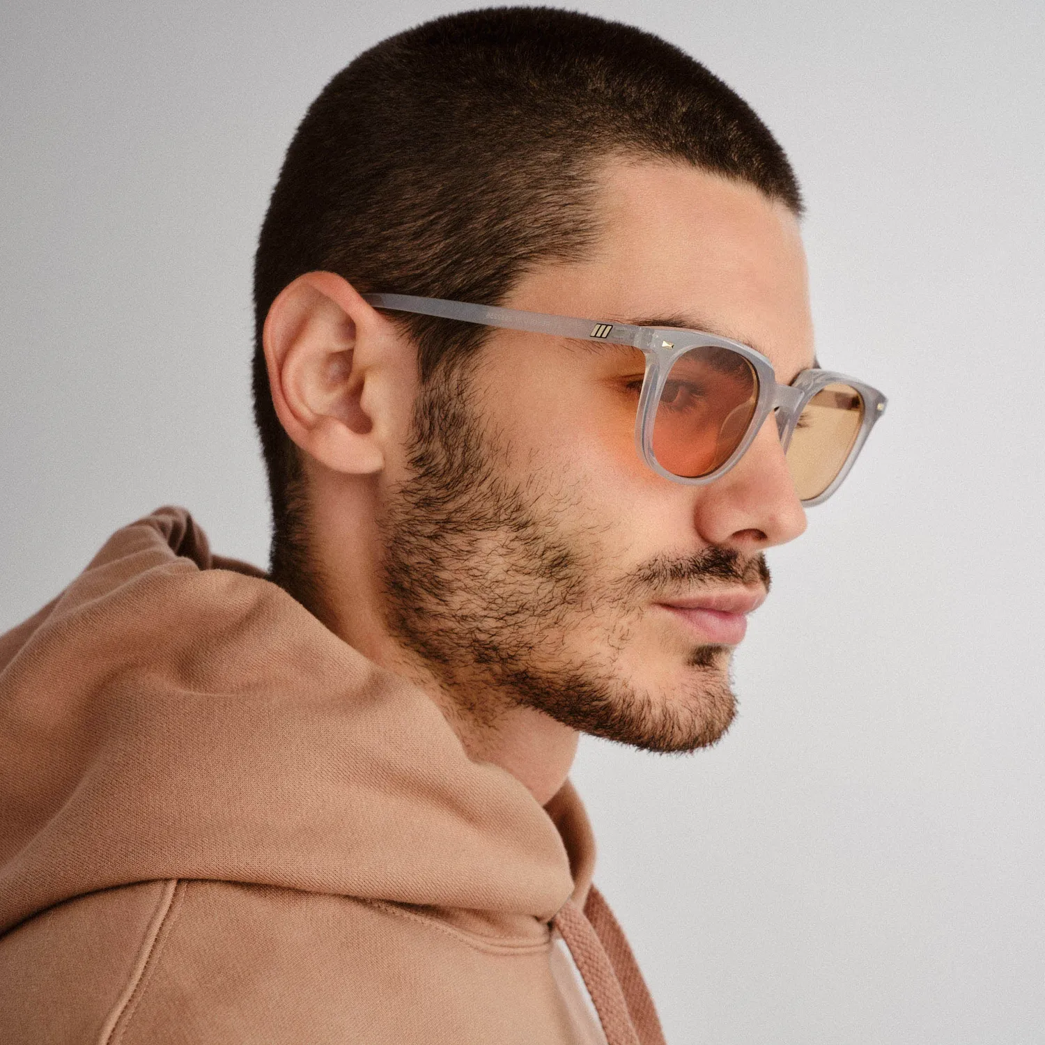 Le Specs Le Resolu occhiali da sole cloud lenti gialle