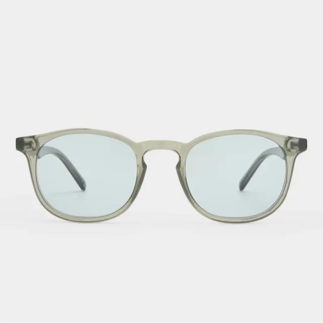 Le Specs Club Royale occhiale da sole grigio tondo
