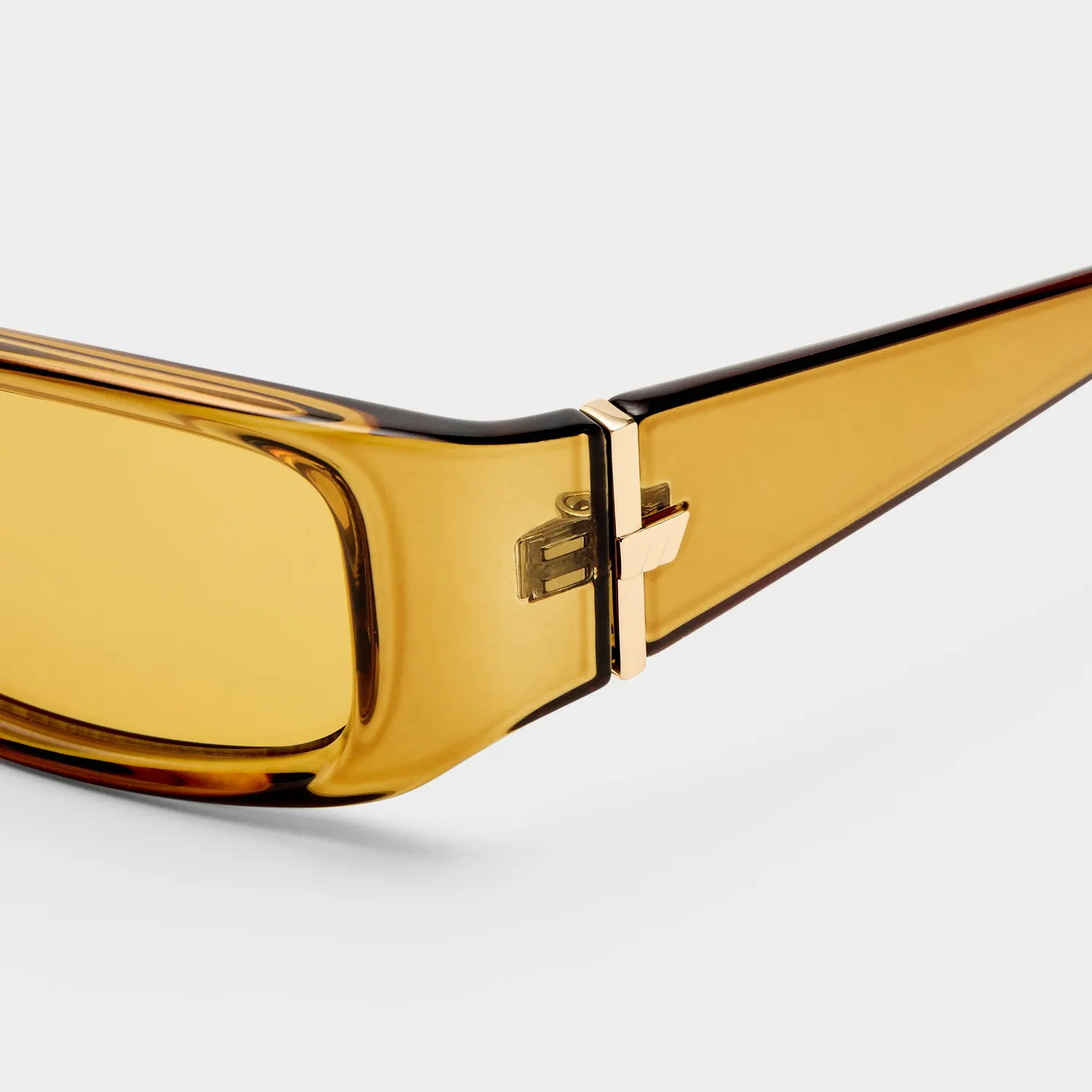Le Specs Du Jour occhiali da sole ocra avvolgenti